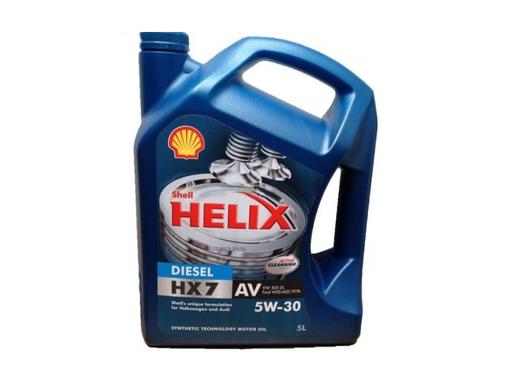 Моторна олива SHELL Helix Diesel HX7 AV 5W-30 5л